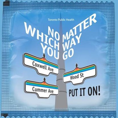 Here's that Toronto-themed condom you've been waiting for