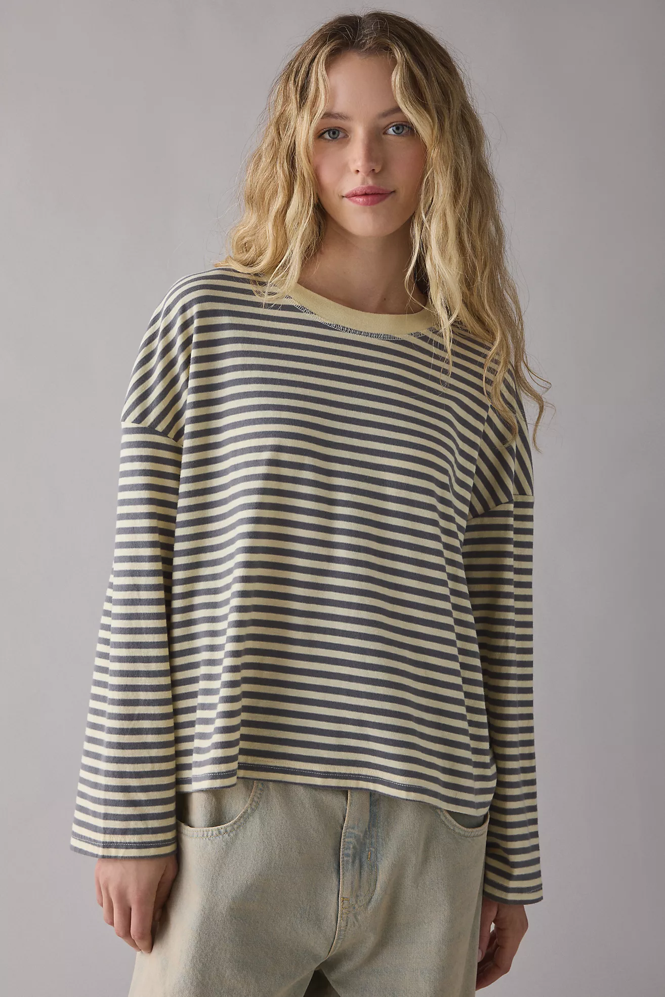 Bdg Boxy Long Sleeve Spill the Tee