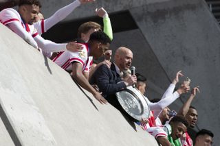 Ajax have melted down the Eredvisie trophy in order to share it with the fans