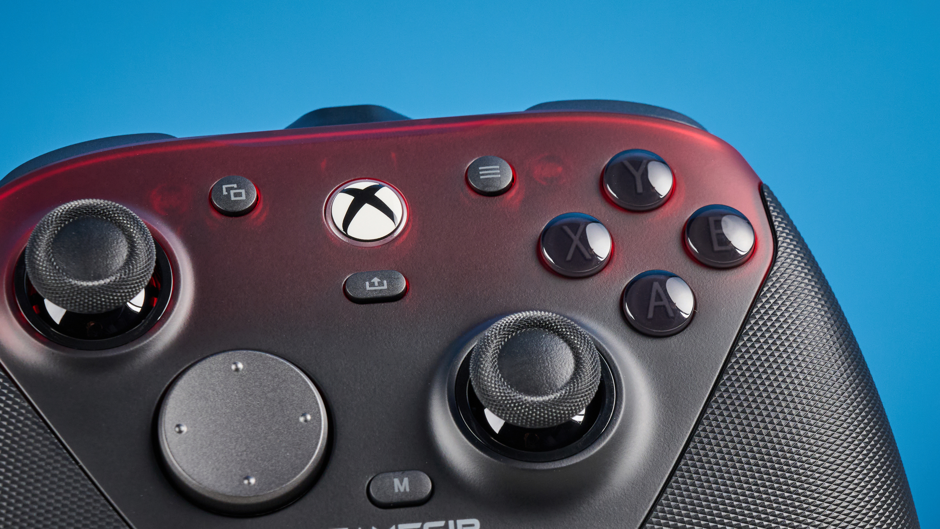 A black and red GameSir G7 Pro wired Xbox controller