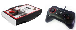 Mad Catz' TE2 Fight Stick and Hori's Fighting Commander 4 Controller