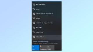 Connecting to a Hidden Wi-Fi network on Windows 10