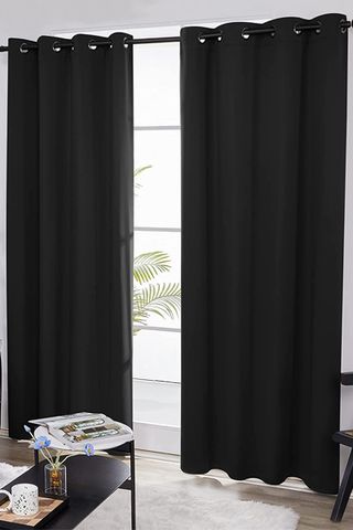 Blackout curtains to help with saving energy 
