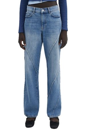 Rossi Seamed Straight Leg Jeans