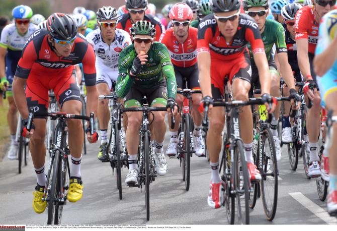 Cyril Gautier (Europcar) enjoys a gel