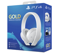 Sony's PS4 Gold wireless headset in white at Argos for £49.99