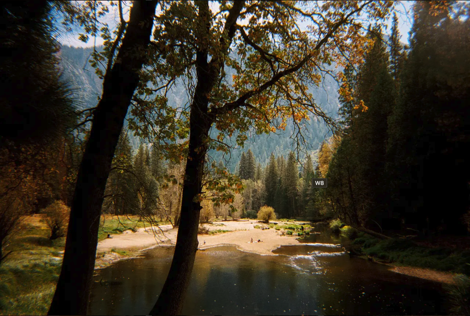 Grand view of an American National Park, tahen with the Moment Long Weekend 35mm Film Camera