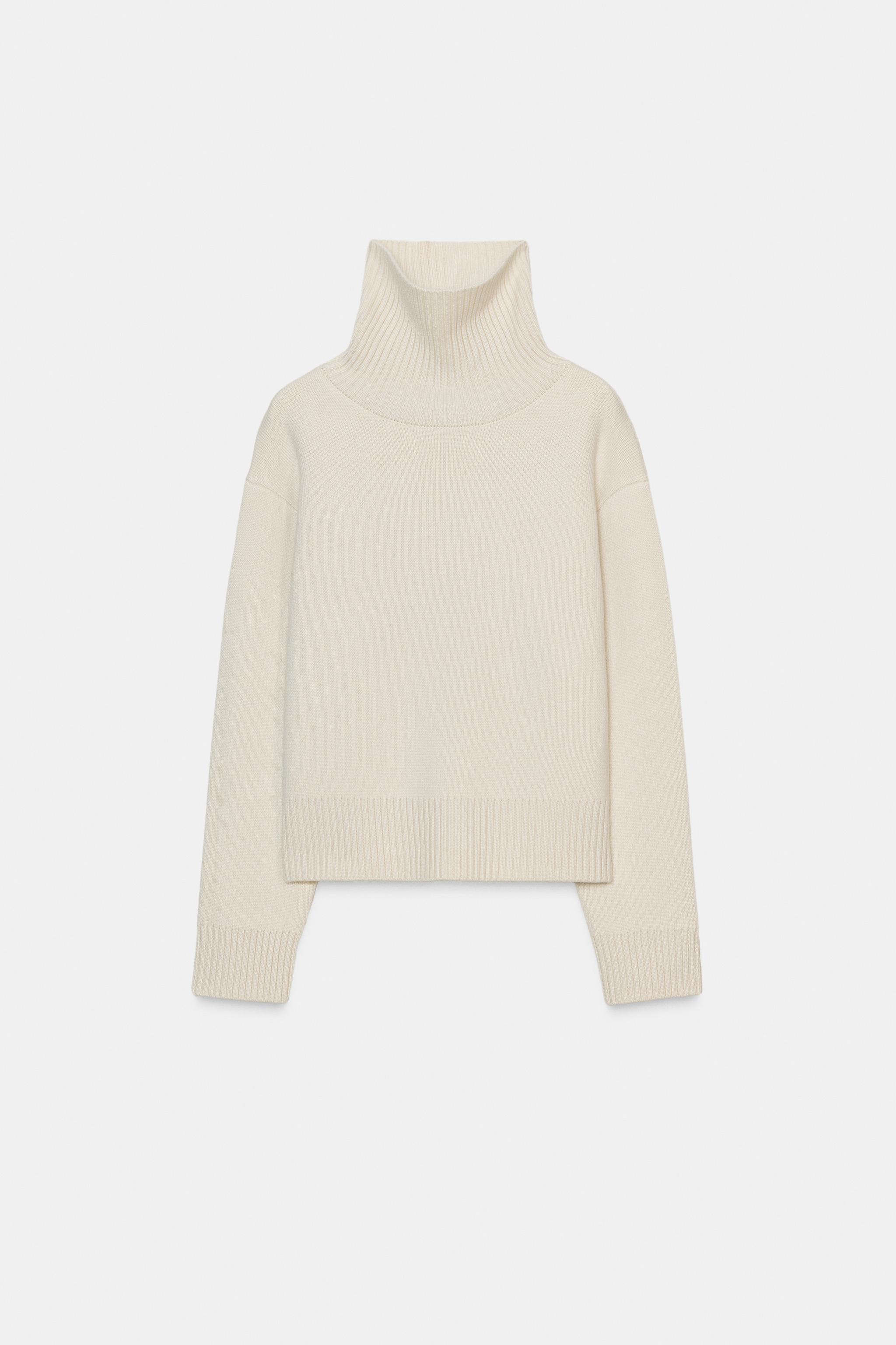 ZARA Wool High Collar Jumper