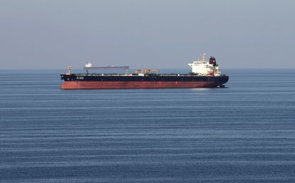 Oil tankers pass through the Strait of Hormuz, December 21, 2018.