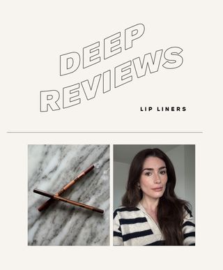 Opening graphic for lip liner testing with Makeup Forever lip liners