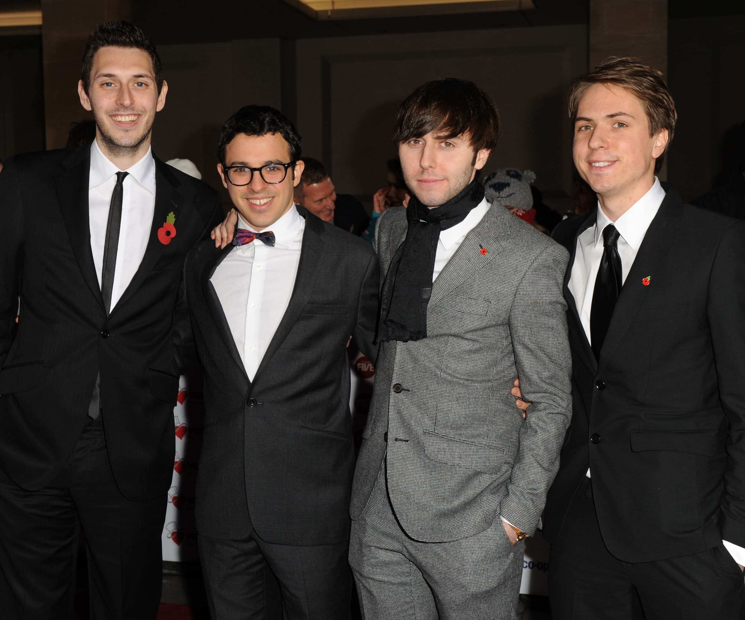 Simon Bird, Joe Thomas, Blake Harrison and James Buckley at an awards ceremony