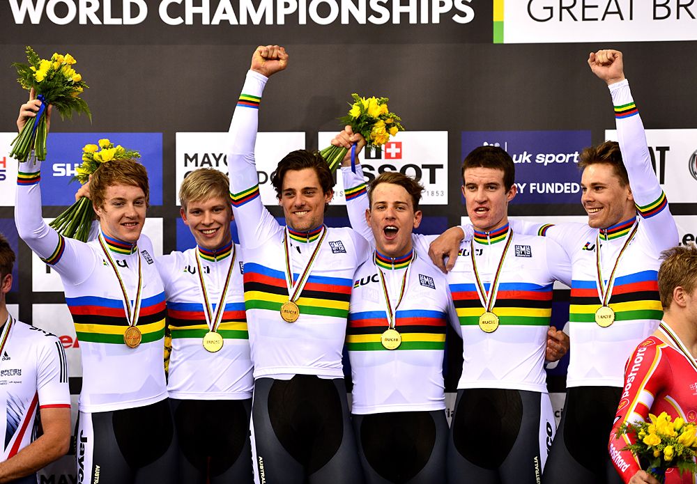 New world champions Australia