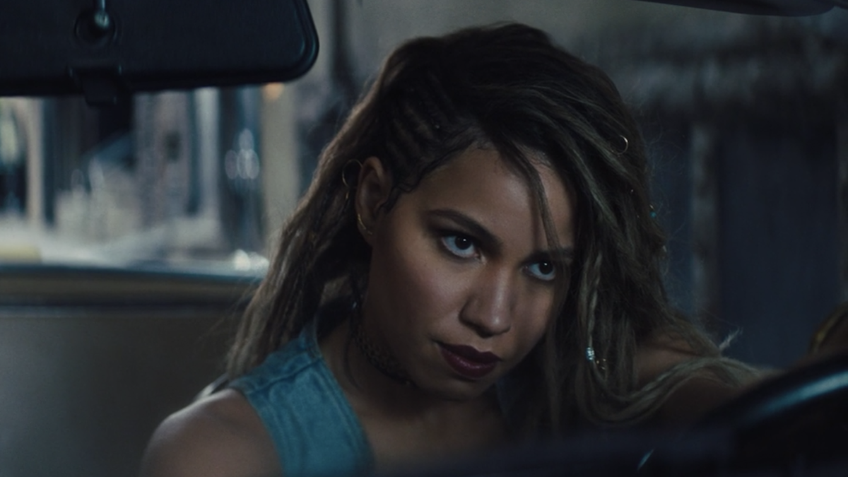 Jurnee Smollett as Black Canary in Birds of Prey