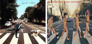 The covers of Paul McCartney - This Is Live and Red Hot Chilli Peppers - Abbey Road EP