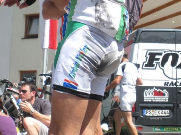Euros love their white short shorts!