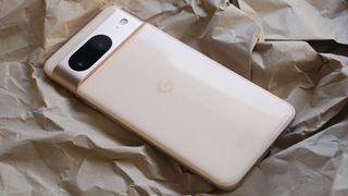 Google Pixel 8 review back angled