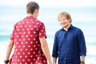 Ed Sheeran filming in Summer Bay