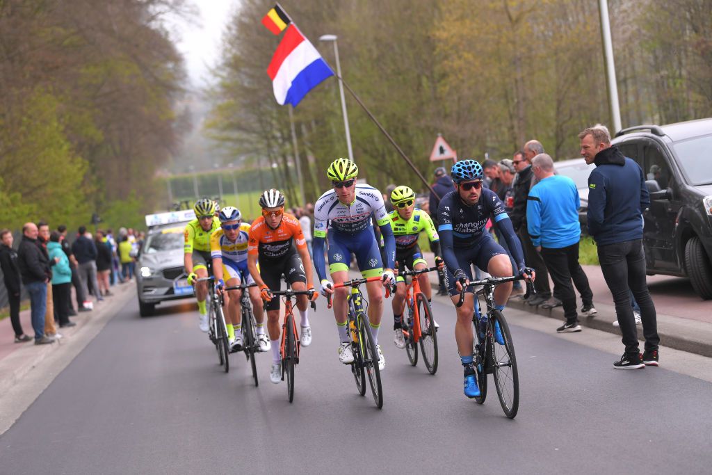The breakaway in the 2019 Brabantse Pijl