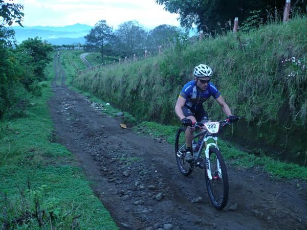 Adam Pulford on a climb.