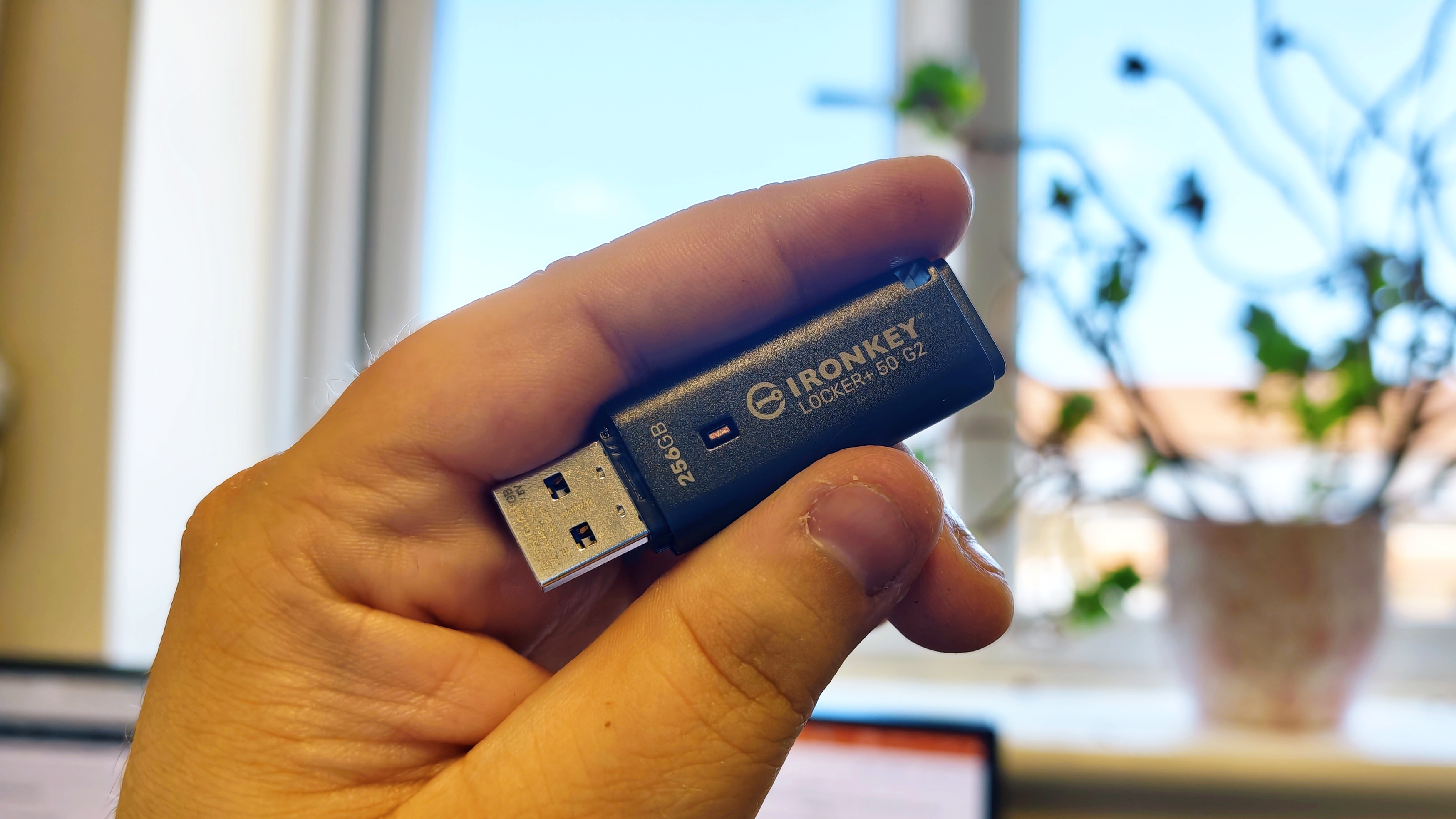 A picture of the Kingston IronKey Locker+ 50 G2
