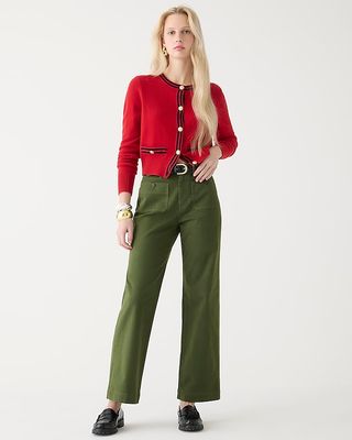 Tall Sailor Slim Wide-Leg Chino Pant