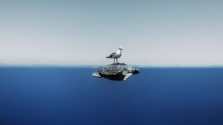 A seagull rests on top of a sea turtle shortly before they both continue their own paths.
Mediterranean Sea. Ocean Photographer of the Year 2024 finalist