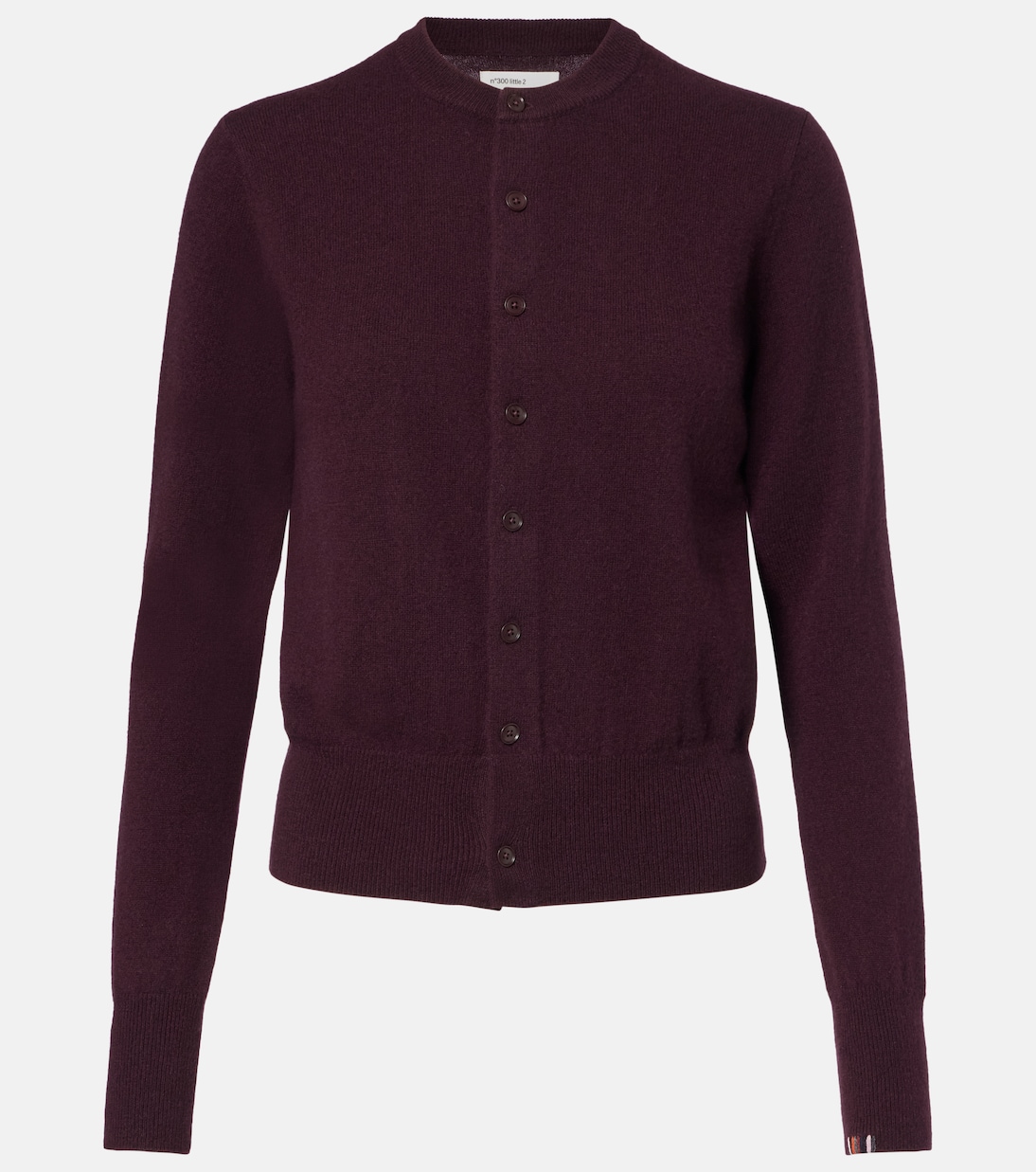 Blouson Cashmere Cardigan in Burgundy - Extreme Cashmere