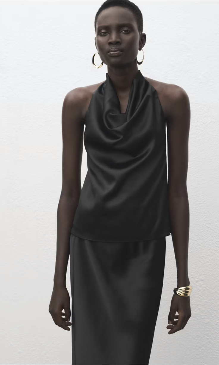 Axel Single Breasted Blazer - Black Leather