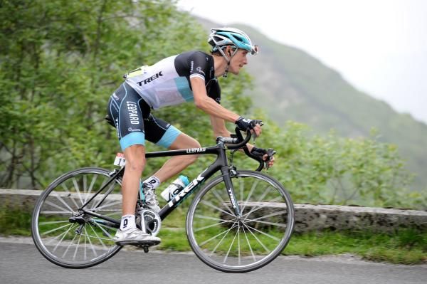 Andy Schleck on the descent