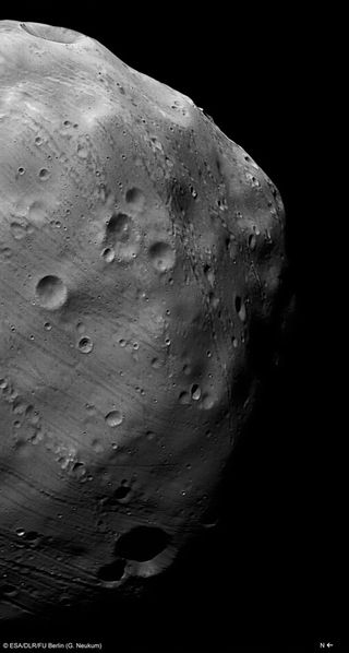 Mars Moon Phobos Likely Forged by Catastrophic Blast
