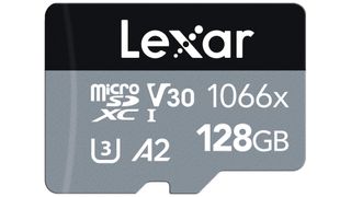 Best memory card: Lexar Professional 1066x microSD SILVER Series