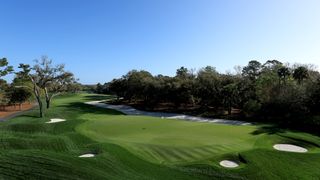 The 11th hole at TPC Sawgrass