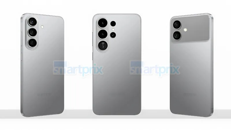 Leaked renders of the Samsung Galaxy S26 range