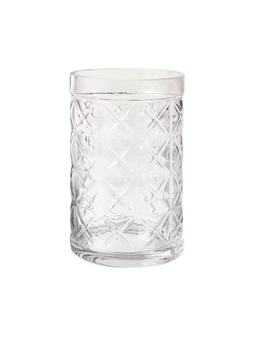Large Etched Glass Hurricane