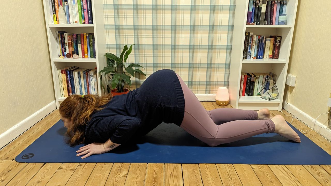 Striking cobra yoga pose part 3