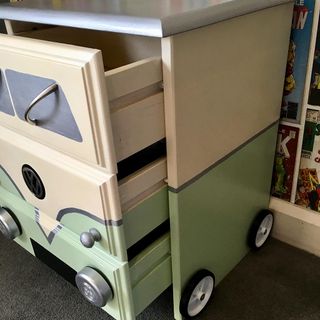 vw camper van upcycled chest of drawers