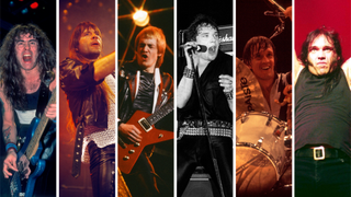Various Iron Maiden members through the years