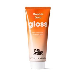 a packshot of josh wood copper hair gloss