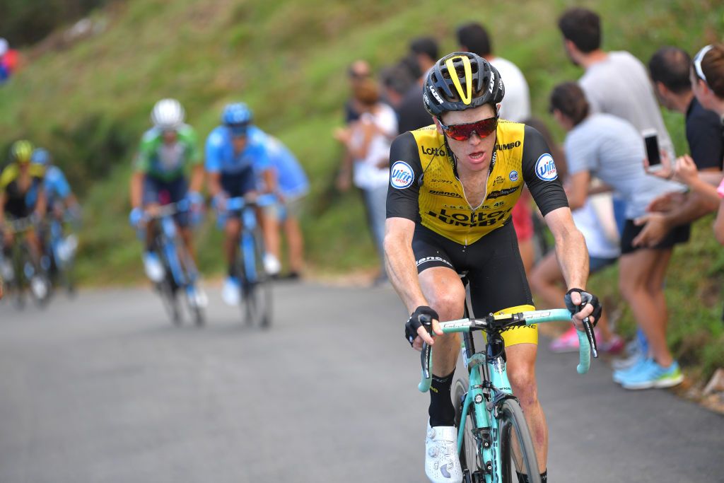 Steven Kruijswijk attacks on Les Praeres