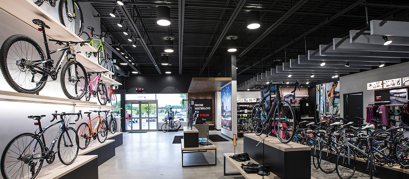 A trek bikes store interior in New York City