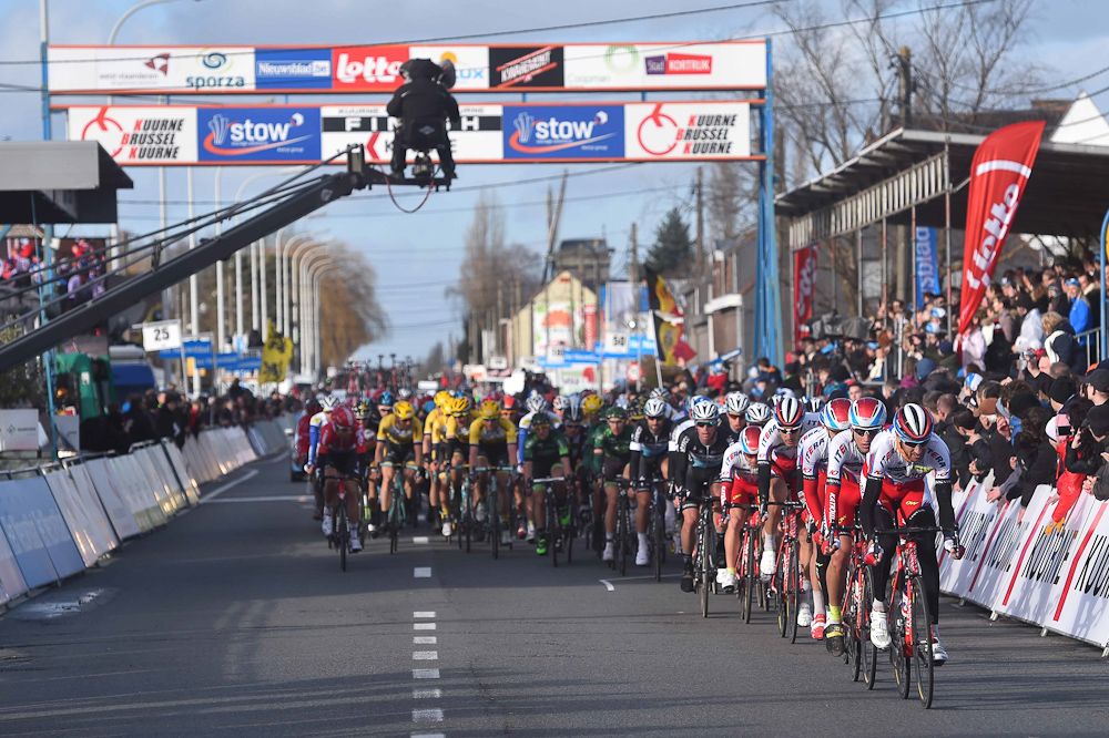 Team Katusha swarmed the front in the finale.