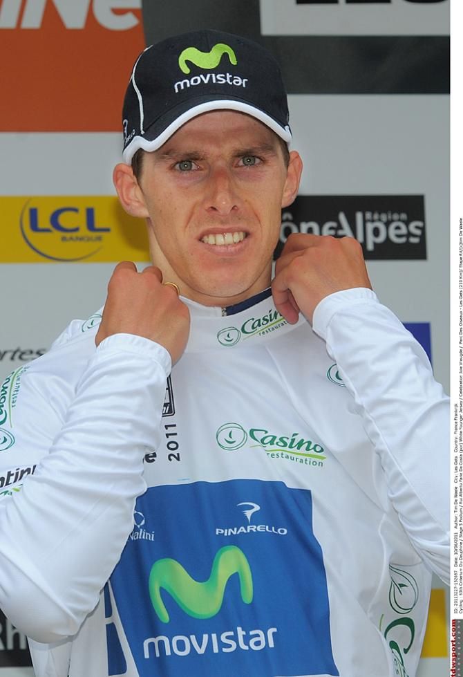 Who's this? None other than current world champion Rui Costa winning the young riders jersey in 2011