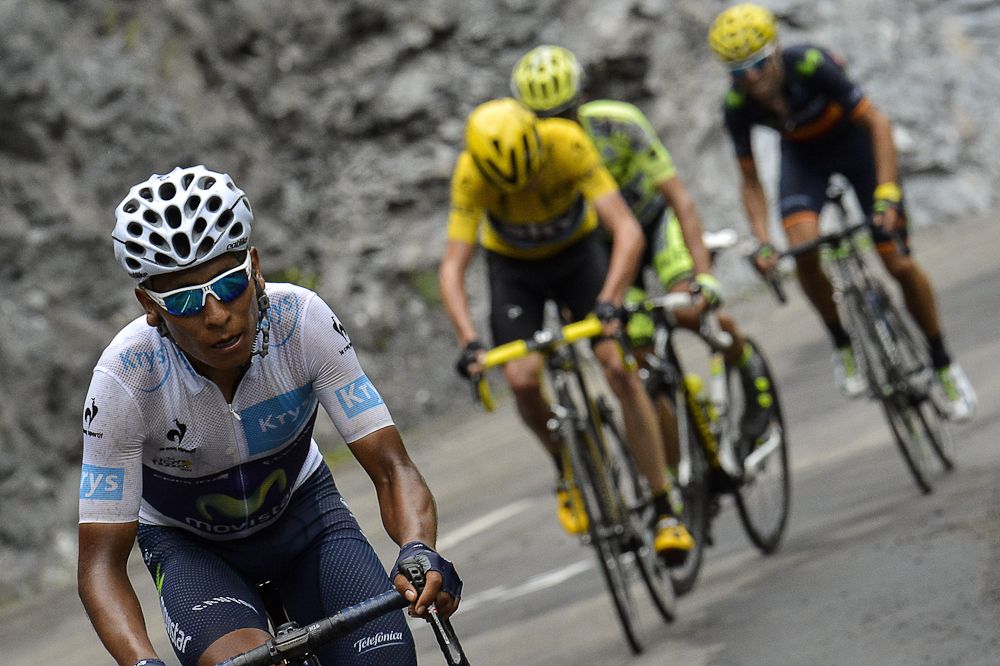 Nairo Quintana never stopped attacking in the Alps.