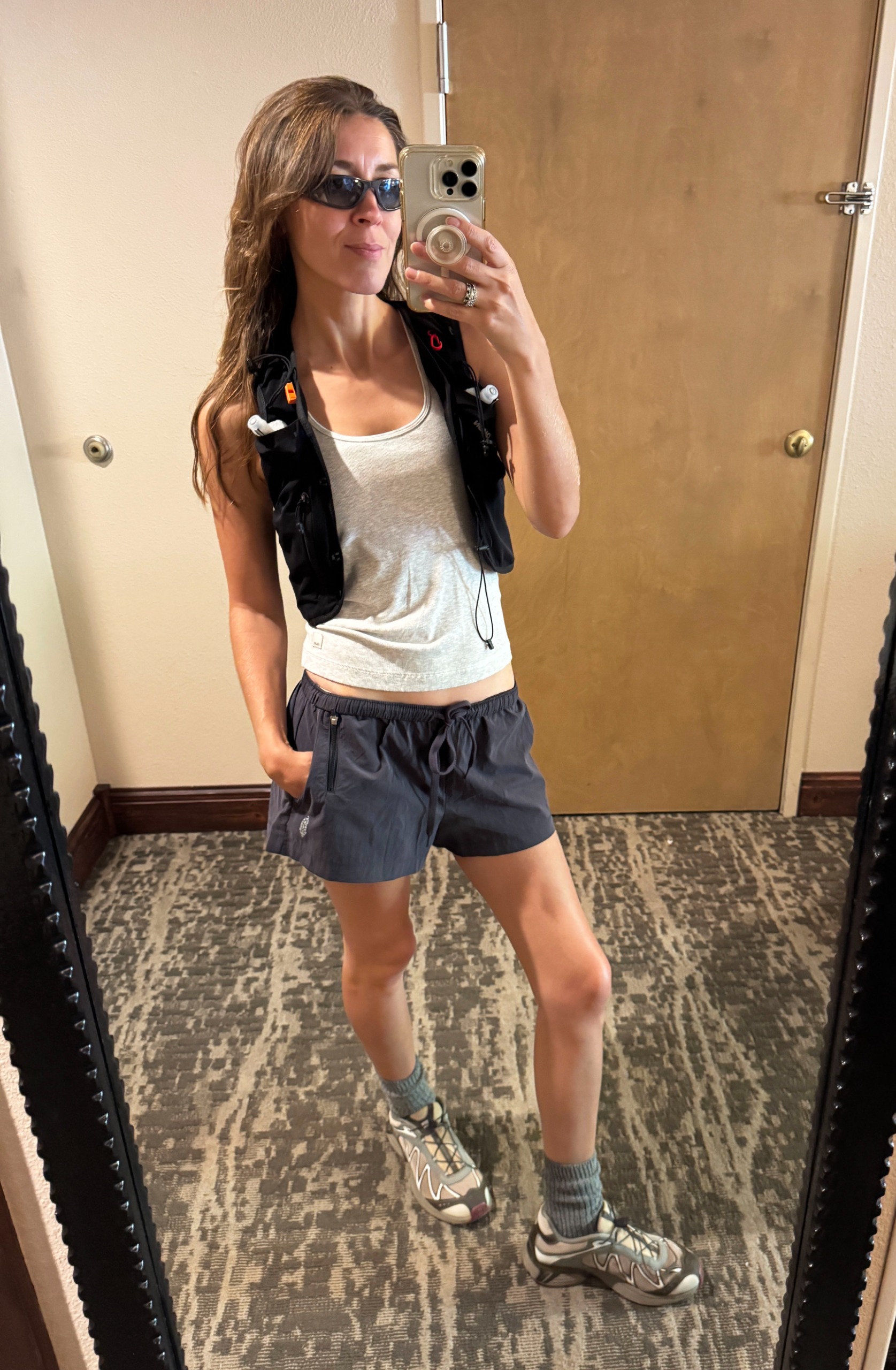 Judith Jones in hiking gear