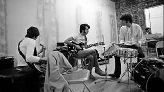 The Monkees circa 1967. (from left) Davy Jones, Michael Nesmith and Micky Dolenz.