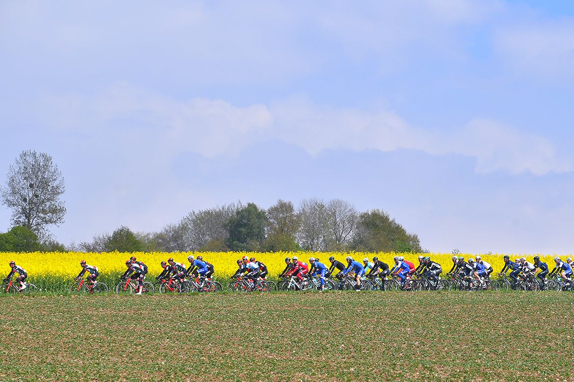 The weather finally cleared for the third stage of the Tour de Romandie.