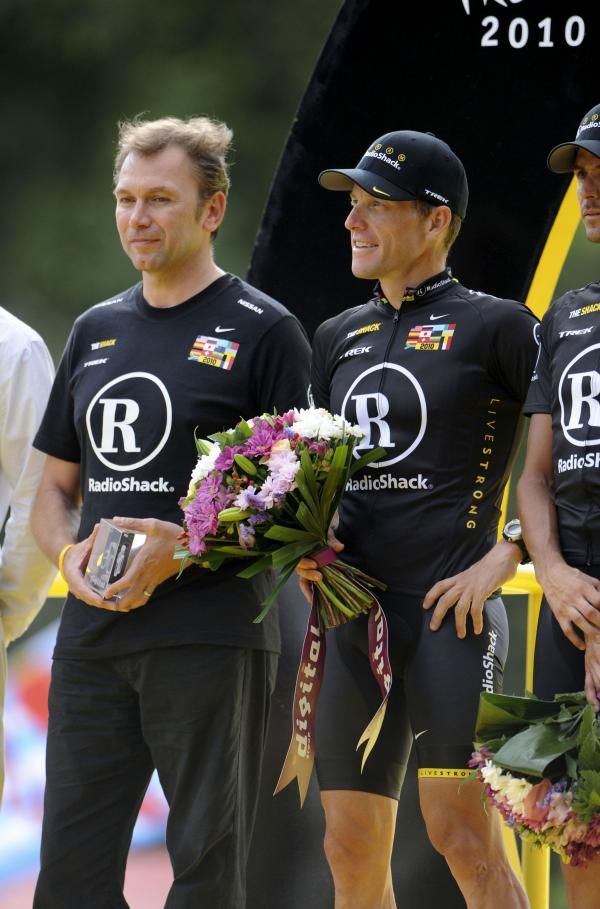 Lance Armstrong at the 2010 Tour de France