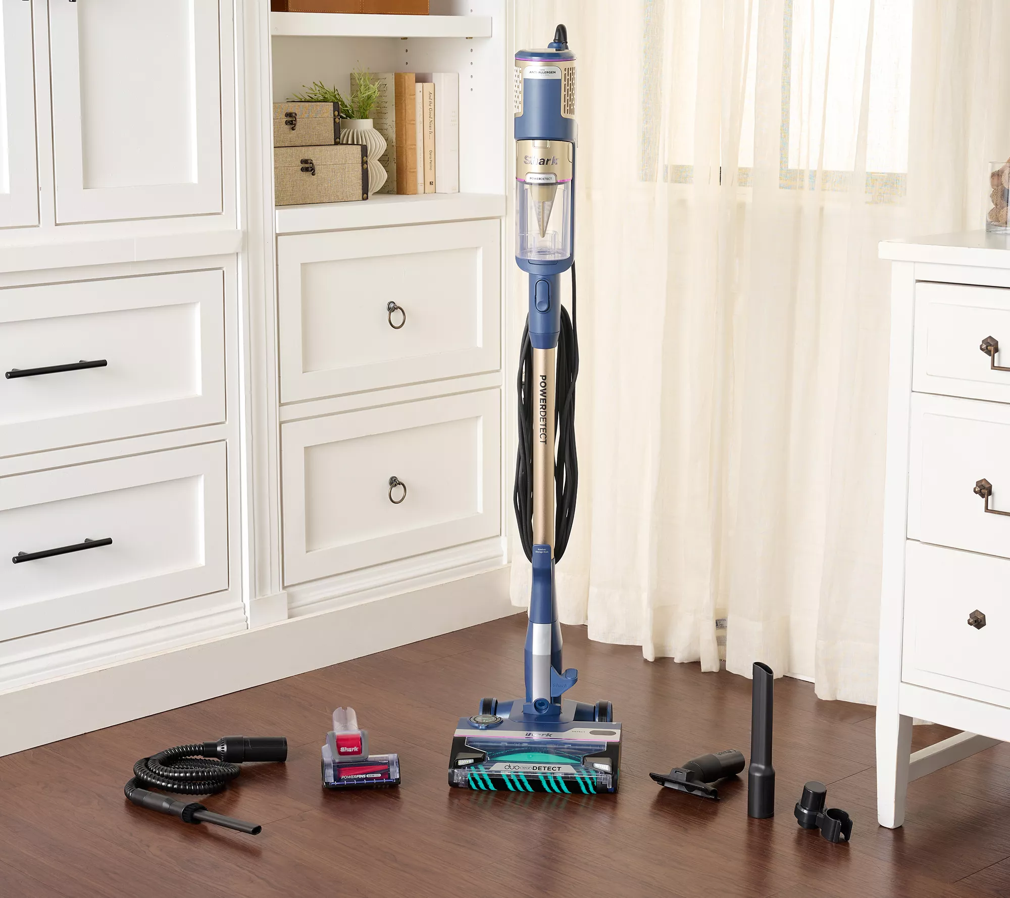 Shark Powerdetect Reverse Clean Corded Stick Vacuum W/ Tools