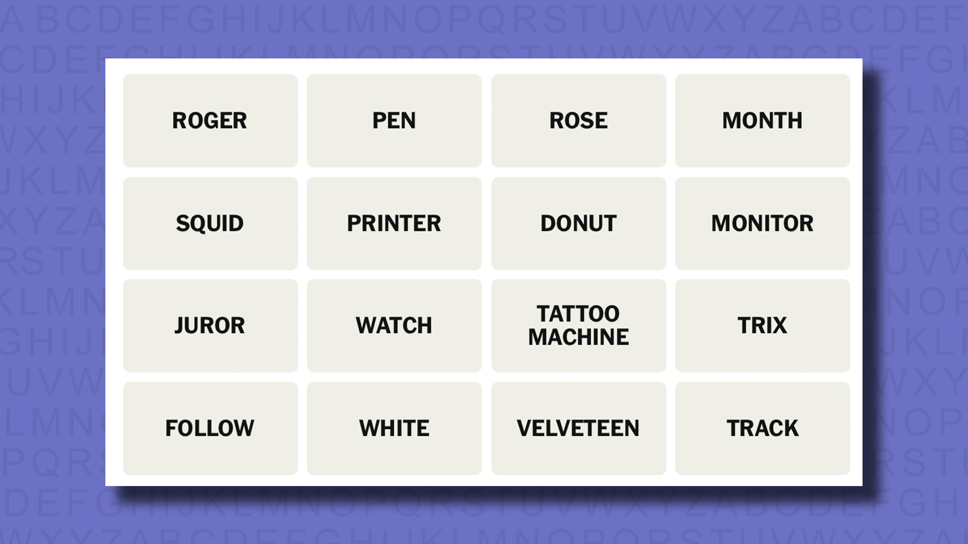 NYT Connections hints for game 828 on a purple background