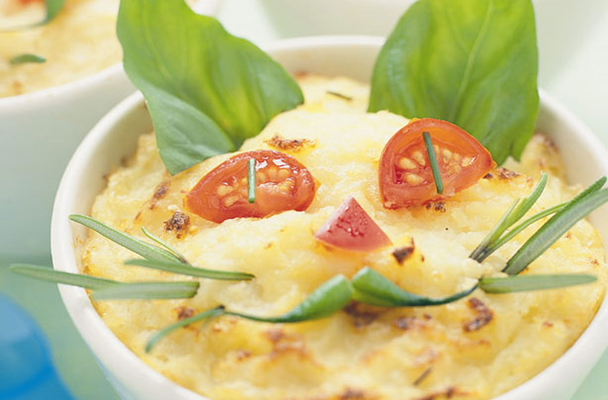 Mini fish pie faces